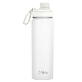 DRINCO - Botella de agua de acero inoxidable, con aislamiento al aspiradora, doble pared, boca ancha (40 onzas, 32 onzas, 28 onzas, 14 onzas, 14 onzas), a prueba de fugas, mantiene frío o caliente (22