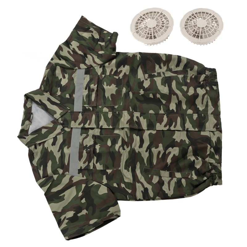 Cooling Fan Jacket with 2 Fan 3 Levels Adjustable Fast