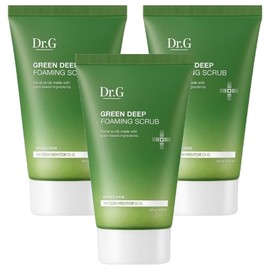Dr. G Green Deep Foaming Scrub, 120g, 3 pieces / 닥터지 그린 딥 포밍 스크럽, 120g, 3개