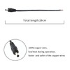 COOLM 10 Pack 3.5mm x 1.35mm DC Power Male Plug