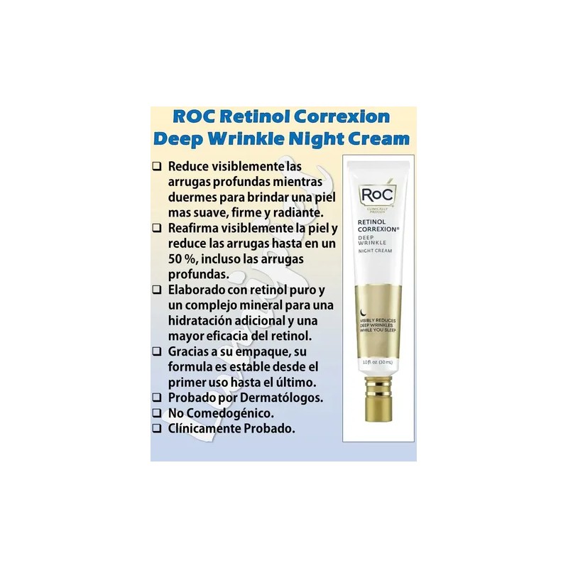 Roc Retinol Correxion Deep Wrinkle Crema Día Noche 2x30ml