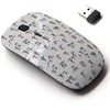 2.4G Wireless Mouse with Cute Pattern Design for All Laptops