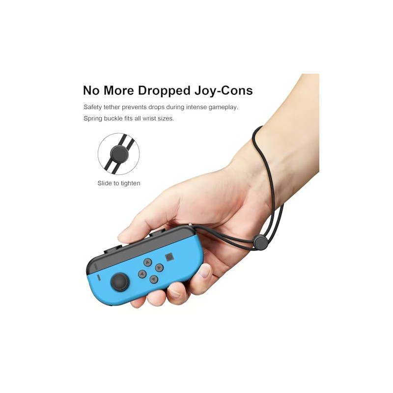 Vanjua Wrist Strap for Switch Controller, 2 Pack Adjustable Lanyard