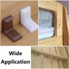 SagaSave L Corner Brackets, 10PCS Shelf Brackets, 90 Degree Right