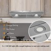 FIREGAS Under Cabinet Range Hood 30 inch, Ducted/Ductless Convertible Kitchen