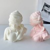 Goddess of Justice Candle Mold, Roman Blindfold Lady Bust Silicone