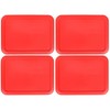 Klare Ware 6 Cup Rectangle Replacement Lids/Covers for Pyrex, Anchor