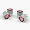 Elektroplate Fire Department Maltese Cross Matte Chrome Knurling Aluminum Tire