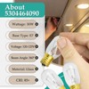 3Pcs 5304464090 Microwave Light Bulb - 30W Microwave Light Bulb