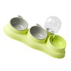 Pet Water Food Bowls 3 in 1 Prevent Slip Tilted