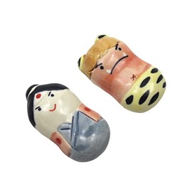 Craftsman House Chopsticks Rest, Made in Japan, Mini, Compact, Palm Size, Ceramic, Momotaro Set