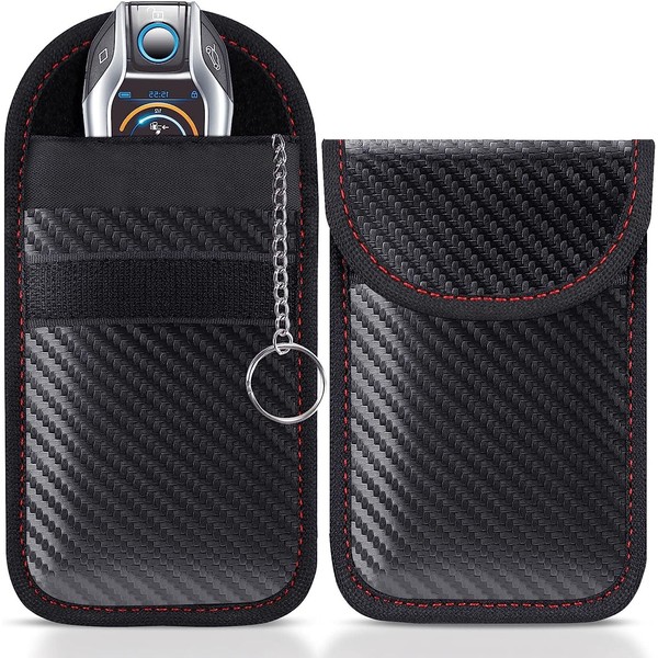 2 x Pcs Faraday Bag Pouch for car Keys Anti-Theft