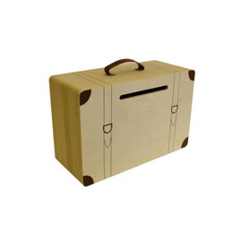 Artemio 14002115 Urne Koffer, Holz, Mehrfarbig, 35 x 15 x 23 cm