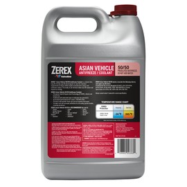 Zerex Zerex Asian Vehicle Red Silicate and Borate Free 50/50 Prediluted Ready-to-Use Antifreeze/Coolant 1 GA
