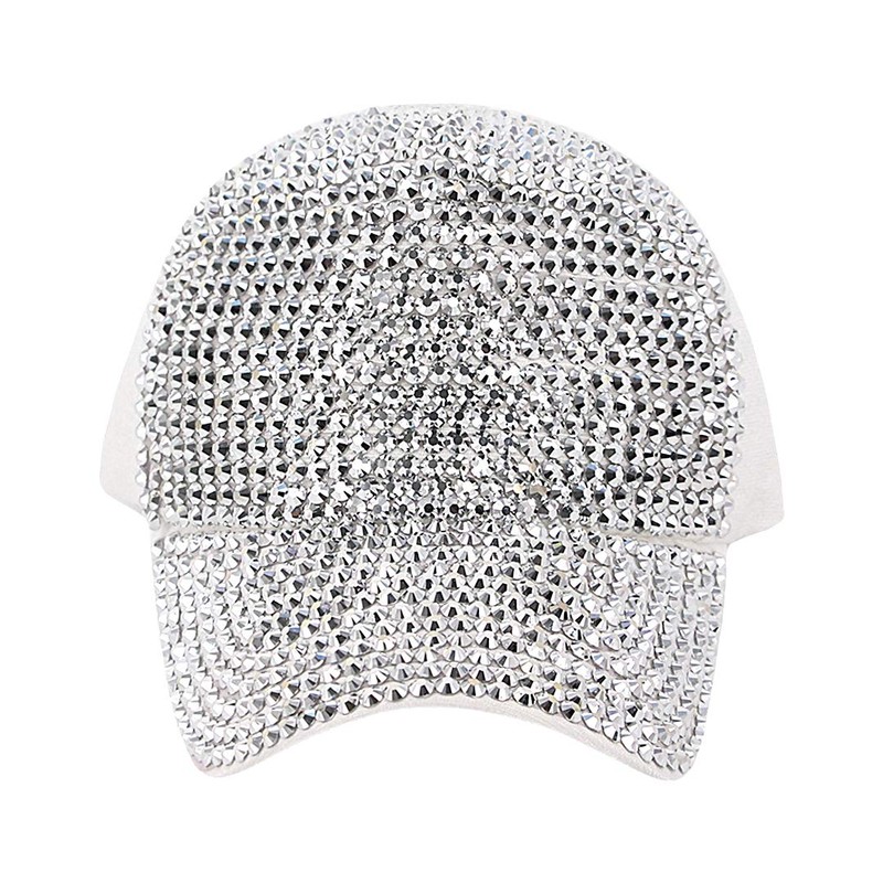 Naimo Women's Rhinestone Baseball Cap Adjustable Baseball Cap Women Sparkle