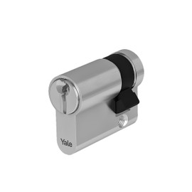 Yale Security YC052KD601003N1 YC051 Lock Cylinder, 60mm-10mm, Nickel-Plated, Mezzo Cilindro