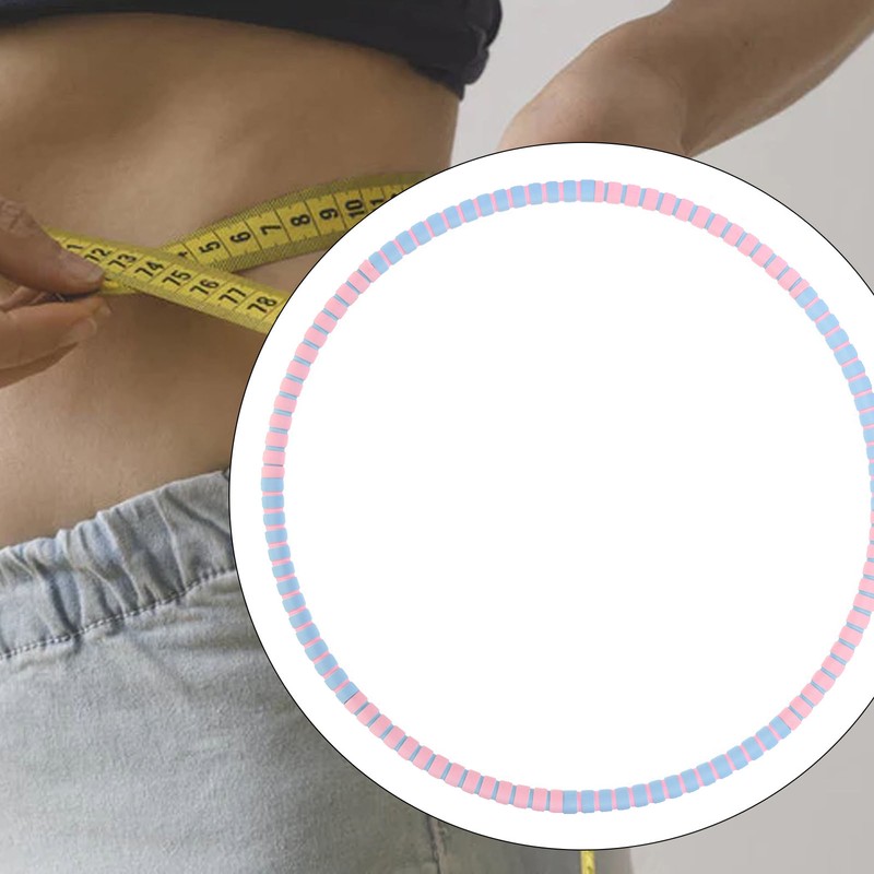 Hula Ring Detachable Stainless Steel Sponge Quickly Tighten Belly Weighted