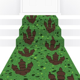 Beistle Dinosaur Tracks Floor Runner Dino Theme Party Decorations, Indoor/Outdoor Use