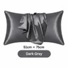 Silk-Style Pillowcase for Bedroom Bedding – Smooth Solid Color Pillow