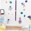 CORHAD 1 Set Removable Height Wall Sticker Astronaut Pattern Decal