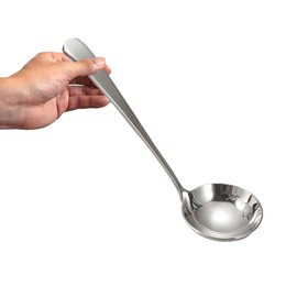 Fvokle Small Soup Ladles, Gravy Ladles, Sauce Ladles,304Stainless Steel Soup Ladles 7.9inches,Used for Spooning Sauces or Gravies