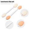 VOCOSTE Eyeshadow Brush, Sponge Tip, Disposable Double Eye Shadow Brush,