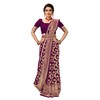 Nivah Fashion Women's Banarasi Art Silk Saree with Blouse Piece(NH.S13-Purple)