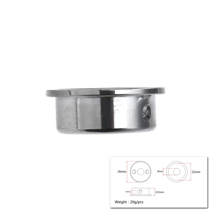 OTOTEC Guitar Input Jack Socket in Chrome Round or Telecaster