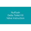 NUFLUSH Delta Side Mount Fill Valve Fits Delta RP71192