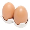 Salt and Pepper Shakers,Novelty Egg Shaped Ceramic Set,Combined Kitchen Decor