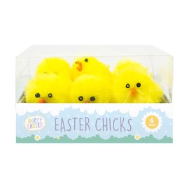 Yellow Polyester Easter Chick Decorations, 4cm (1 Piece) - Durable & Adorable Design, Ideal for Arts & Crafts