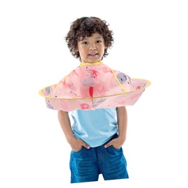 Beavorty 1pc Cartoon Hair Cutting Cape for Boy Girl Hair Styling Bib Neckline for Home and Salon Use for Haircuts Trimming and Dyeing Space-Saving Design