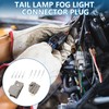A ABSOPRO 4 Pin Tail Lamp Fog Light Connector Plug