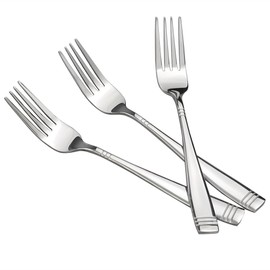 Dynko Stainless Steel Dinner Forks 12 Pieces Table Forks Stainless Steel