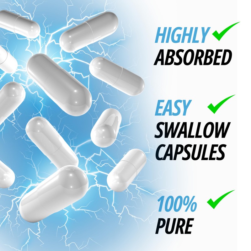 Creatine Monohydrate Capsules | 360 Capsules | 3000mg Per Serving