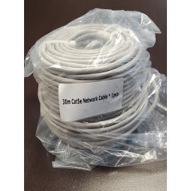 Lorex BRAND NEW SEALED OEM Cat 5e Ethernet Network Cable GRAY 30m (approx 100')