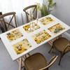 pinata Sunflower Kitchen Decor, Sunflower Placemats, Farmhouse Yellow Place Mats
