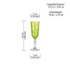 Omada Design 4 Glasses for Champagne, 6,89 fl oz Flute