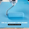 Mister Rui 4" Foam Paint Roller Covers 10-Pack, 50kg/m³ High