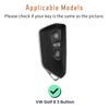 Car Key Cover for VW Golf 8 3 Button Car
