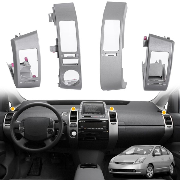 AMSPRAC AC Vent Cover Trim,Center Console Air Vent Trim Panel