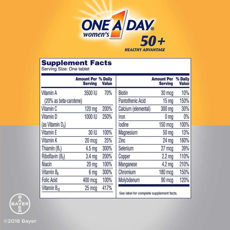 One A Day Women's 50+ Multivitamin, 300 Tablets,EXP:06