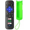 Replacement Remote Cover for Roku TV with Soft Protective Case(Glow