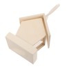 Sosoport Acrylic Wood Bird Feeder Nest Outdoor Wild Bird Feeder