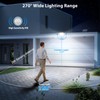 Onforu Solar Lights Outdoor, 240 LED 3000LM Motion Sensor Outdoor