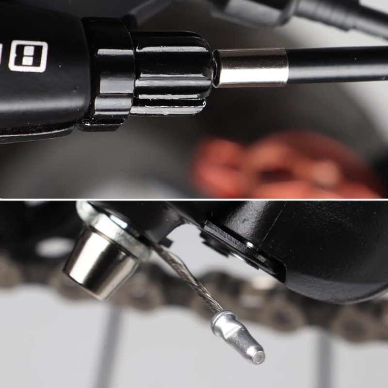 100PCS Bike Cable End Caps - Cable Crimps - Metal
