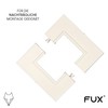 FUX Pack of 2 Single Heating Pipe Rosette for Stand