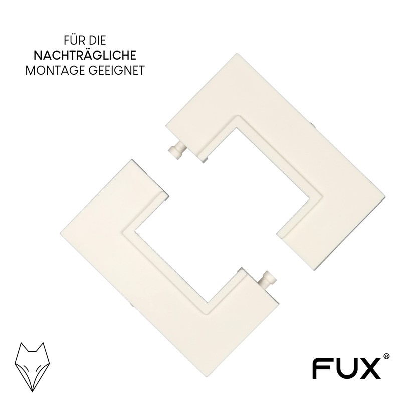 FUX Pack of 2 Single Heating Pipe Rosette for Stand