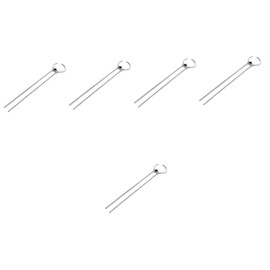 LALAFINA 5pcs Moon Hair Fork Rhinestones Elegant Hairpin for Women Hair Accessory for Buns and Updos for Parties and Daily Wear