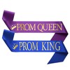 2P Graduation Prom King and Prom Queen Satin Sash for